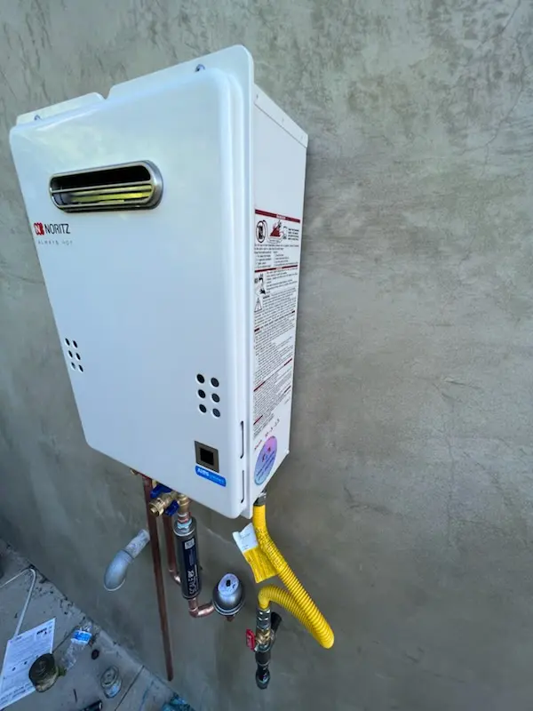 Tankless water heater installation for Perkiomen Place homes